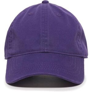 Unisex Purple 100% Cotton Soft Adjustable Buckle Classic Plain Baseball Caps